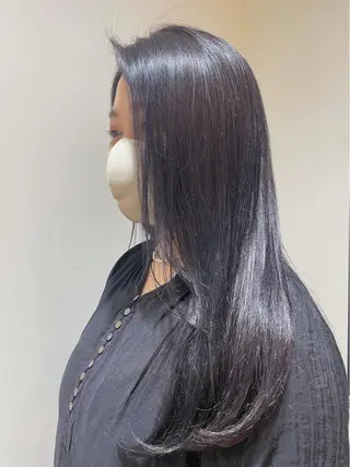 ロング 松島 涼花のヘアスタイル