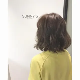 ミディアム カラー ヘアアレンジ 柏サニーズ✂︎クセ毛 ◎ショート◎正樹のヘアスタイル