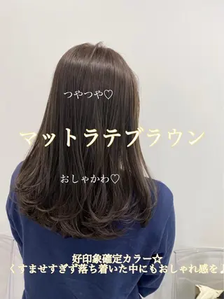 ミディアム カラー ヘアアレンジ 💍Story川越 オフィシャル💍のヘアスタイル