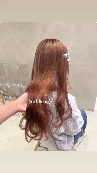 ロング カラー regalo Acari🍎のヘアスタイル