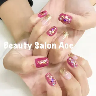 ネイル Beauty Salon Ace（ネイルサロン　エース）所属・池袋フィルイン Ace♡長さだしのネイルデザイン
