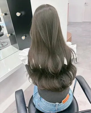 カラー ヘアアレンジ Mio/髪質改善 透明感カラー/西梅田のヘアスタイル