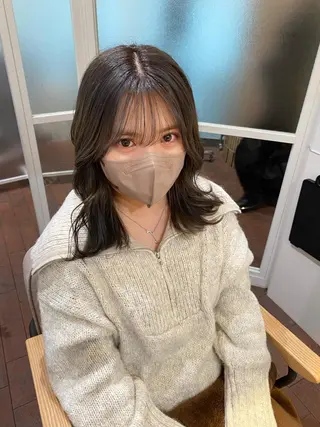 ミディアム カラー CURIO/南船場 /RIN💈🍎のヘアスタイル