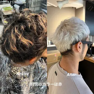 カラー daiki 原宿のヘアスタイル