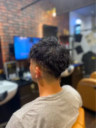 パーマ メンズ BARBER SHOP RICH所属・【メンズパーマ】 山下勝勲のヘアスタイル