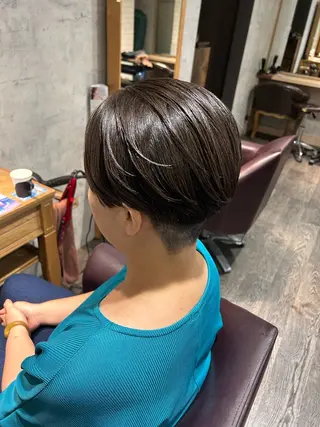 ショート パーソナルカラー 診断🍀マリンのヘアスタイル