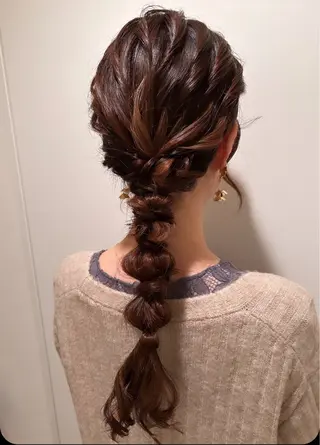ロング ヘアアレンジ T Ayaのヘアスタイル
