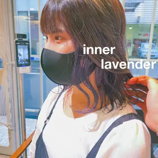 セミロング カラー ヘアアレンジ ハイトーンピンク🍑 ブリーチ🍑RINAのヘアスタイル