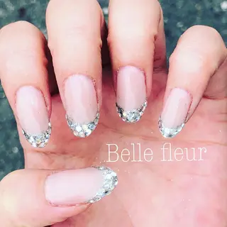 セミロング ネイル Belle fleurのネイルデザイン