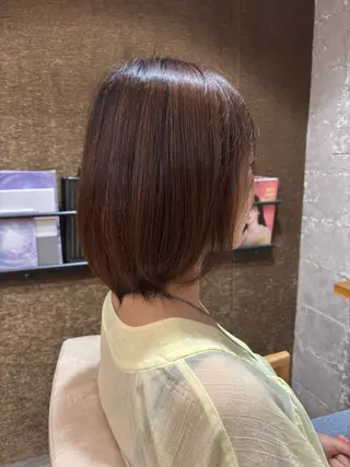 カラー BLUE.所属・うえき ひなのヘアスタイル