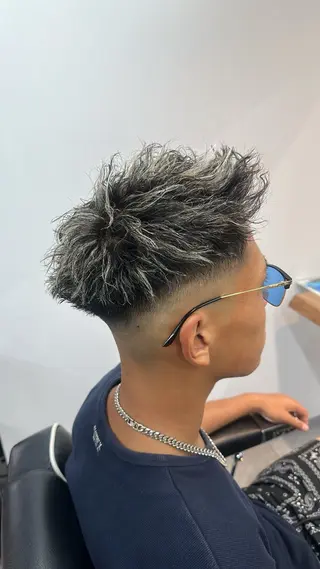 ショート メンズ 池田隼也 メンズ/パーマのヘアスタイル