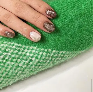 ネイル 𝐅𝐢𝐢【本町/ ネイル】Miho💜のネイルデザイン