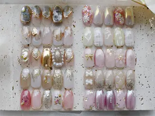 ネイル nuu 栄  /  シェアサロン所属・nuu栄 ユキ / 大人ニュアンスのネイルデザイン