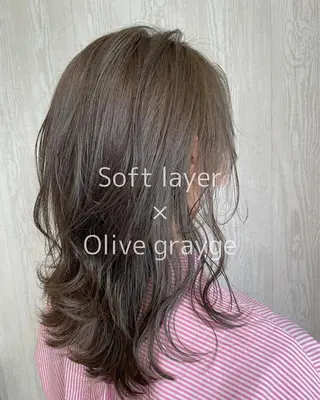 セミロング カラー 河合秀明/ショート /ボブ/レイヤーのヘアスタイル