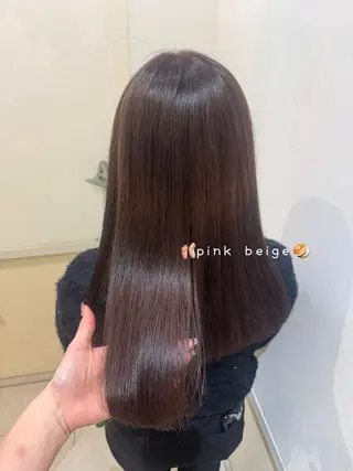 ロング カラー 透明感カラー🧁🩰 🫧仲松良菜🎀のヘアスタイル