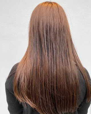 ロング カラー 🎀暖色カラー🎀 おかだみほのヘアスタイル