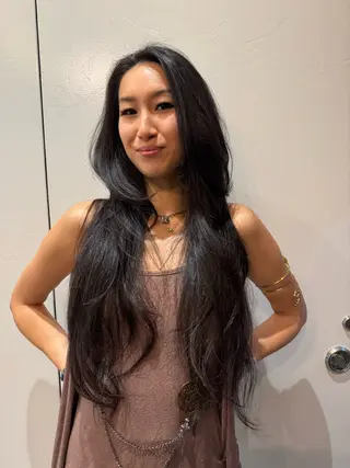 ロング カラー 大佐古 陣冶のヘアスタイル