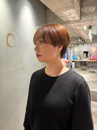 ショート Tonukoa Rua所属・レディースモデル カット/中川翔太のヘアスタイル