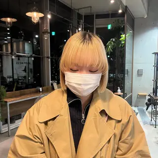 ショート ボブ/ベージュ/ パーマ🪿近森ゆいのヘアスタイル