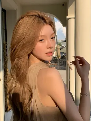 ロング カラー ワンホンヘア ケラチン/Kaitoのヘアスタイル