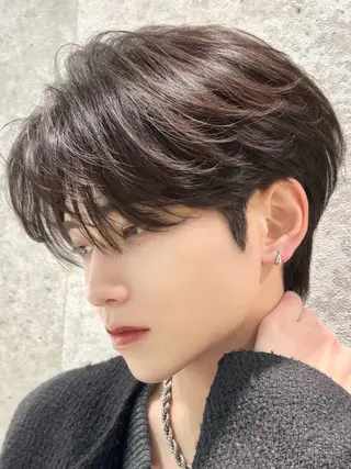 パーマ メンズ 大宮レイヤーカット ハッシュ　柏崎颯刀のヘアスタイル