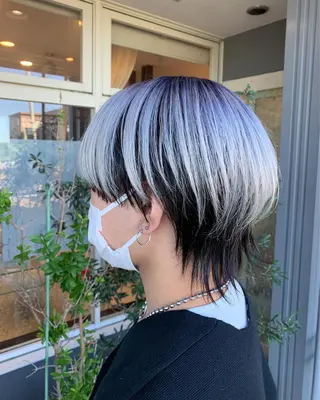 カラー メンズ しんぼや ももかのヘアスタイル