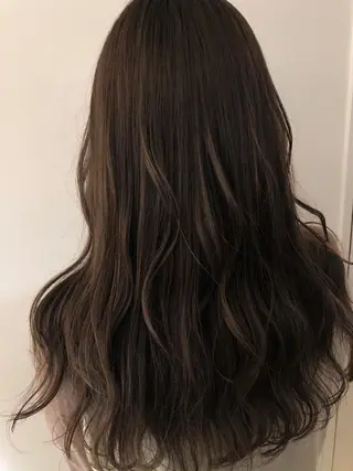 ロング カラー 韓国hair ·͜· watanabeのヘアスタイル