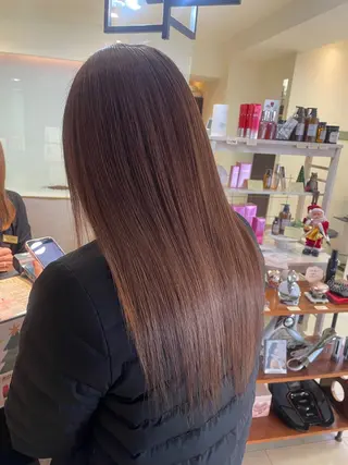 ロング カラー 西中島/髪質改善/ 透明感/山川光子のヘアスタイル