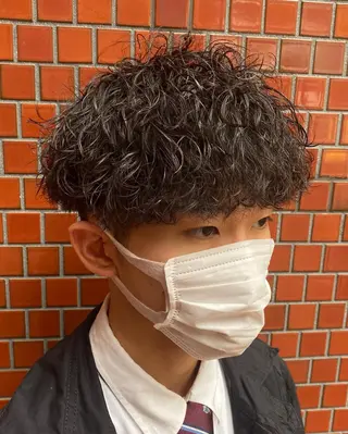 パーマ メンズ 年間2000名担当◎ パーマ職人/仲原佑樹のヘアスタイル