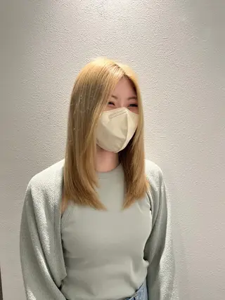 ロング Le un所属・Leun(ルアン) 奥村綾菜のヘアスタイル