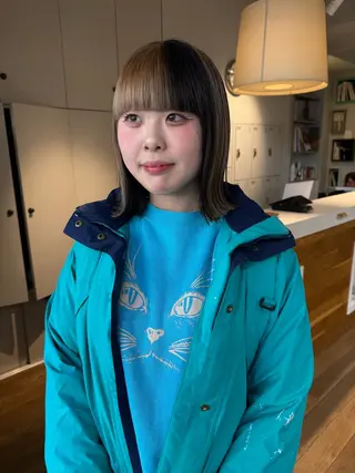 ミディアム 松本 夏海のヘアスタイル