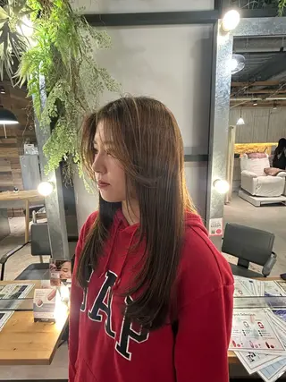 セミロング 高橋 航大のヘアスタイル