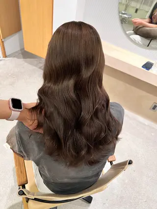 カラー ulu名古屋栄所属・落合しほ/韓国ヘア/ 髪質改善/縮毛矯正のヘアスタイル