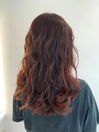 セミロング 大宮/山口 竣也のヘアスタイル