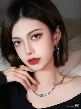 ショート カラー ヘアアレンジ ‎🤍韓国ボブ/ 縮毛矯正🪽‪ひかりのヘアスタイル