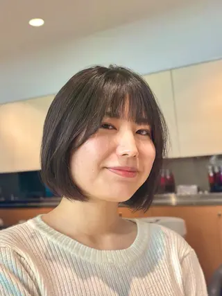 ショート riko表参道/ ボブ/アンニュイヘアのヘアスタイル