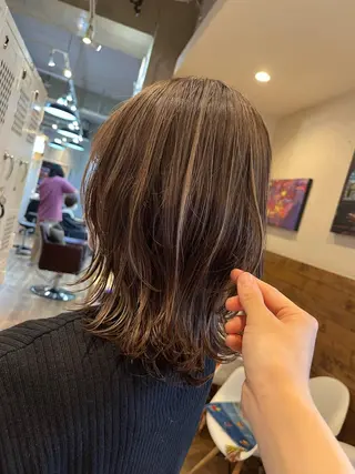 ミディアム カラー Trill所属・縮毛矯正/髪質改善 /SATOKOのヘアスタイル