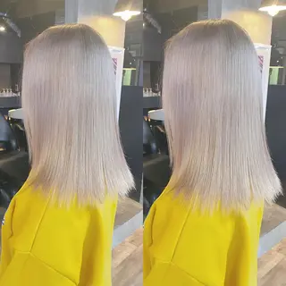 セミロング カラー yori SAPPORO所属・yoriダブルカラー 代表すがわらのヘアスタイル