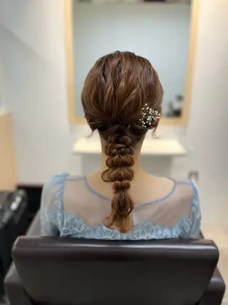 ヘアアレンジ 似合わせヘアメイク 💐オダギリチアキのヘアスタイル