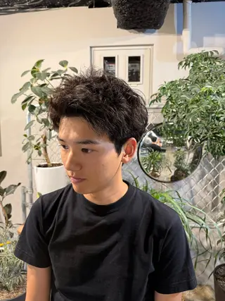 パーマ メンズ メンズ特化美容師/栄 /本間さつきのヘアスタイル