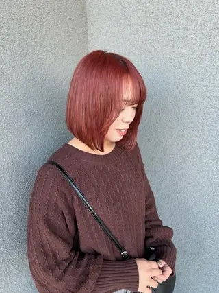 ショート カラー QUON.伊勢崎店所属・ブリーチ＆ハイトーン 歌 心のヘアスタイル