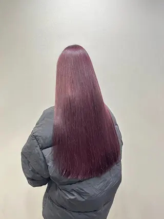 ロング カラー G.N.M TOKYO所属・Remoa / ダウンパーマ募集中のヘアスタイル