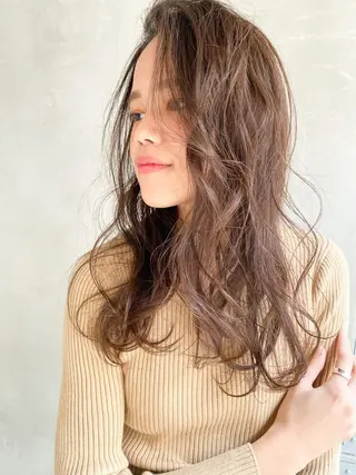 セミロング カラー 海外デザイン🇺🇸 石渡諒太のヘアスタイル