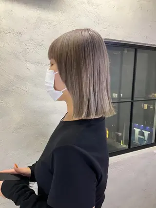 カラー VISION   aoyama所属・かがやしづ ⭐️ハイトーンのヘアスタイル