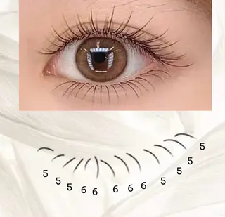 マツエク・マツパ 池袋💖 チルザルトサロンのマツエク・マツパデザイン