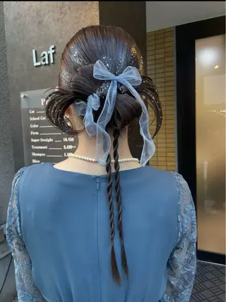 ロング ヘアアレンジ しのはら まどかのヘアスタイル