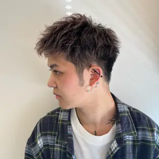 ショート カラー メンズ メンズ特化美容師/ 藤戸 椋のヘアスタイル