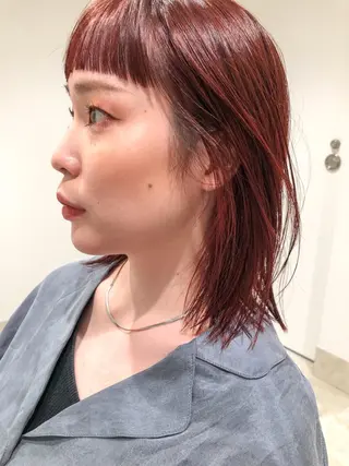 ミディアム カラー センスをお届けします 大谷将生INFPのヘアスタイル