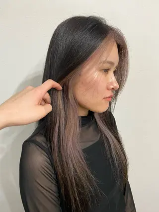 カラー 🍎韓国カラー licoris寛菜のヘアスタイル