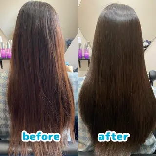 ロング カラー パーマ 美髪×髪質改善 🖤Yukineのヘアスタイル